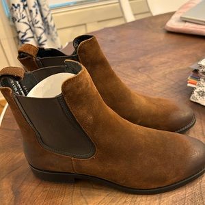 Thursday Boot Co. Suede weatherproof boots in Glazed Ginger